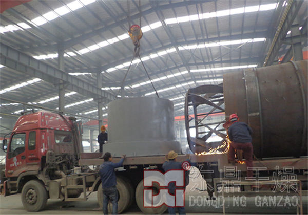 煤泥烘干機發貨現場