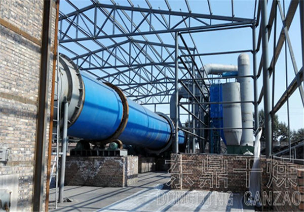 煤泥烘干機項目內部現場圖