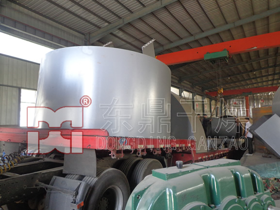 內蒙古煤泥烘干機發(fā)貨裝車